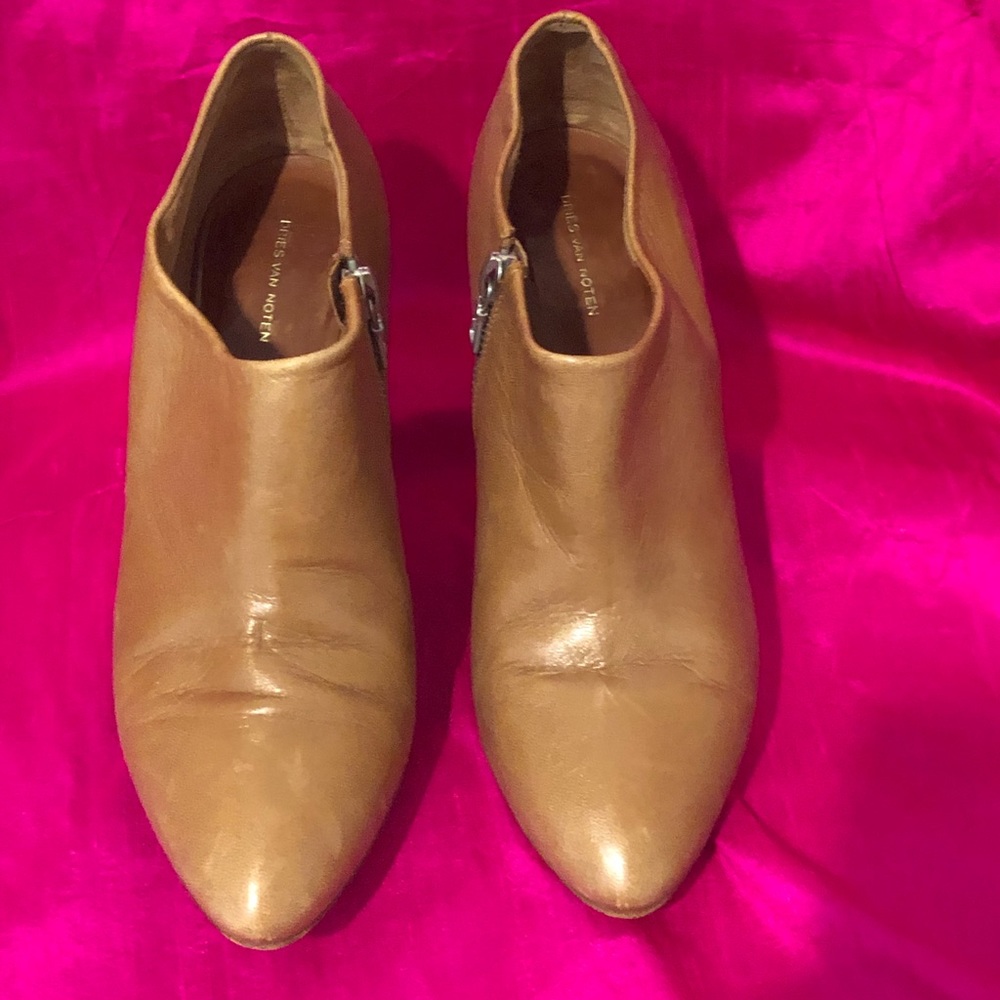 STYLISH DRIIES VAN NOTEN SHOES SNAKE HEEL